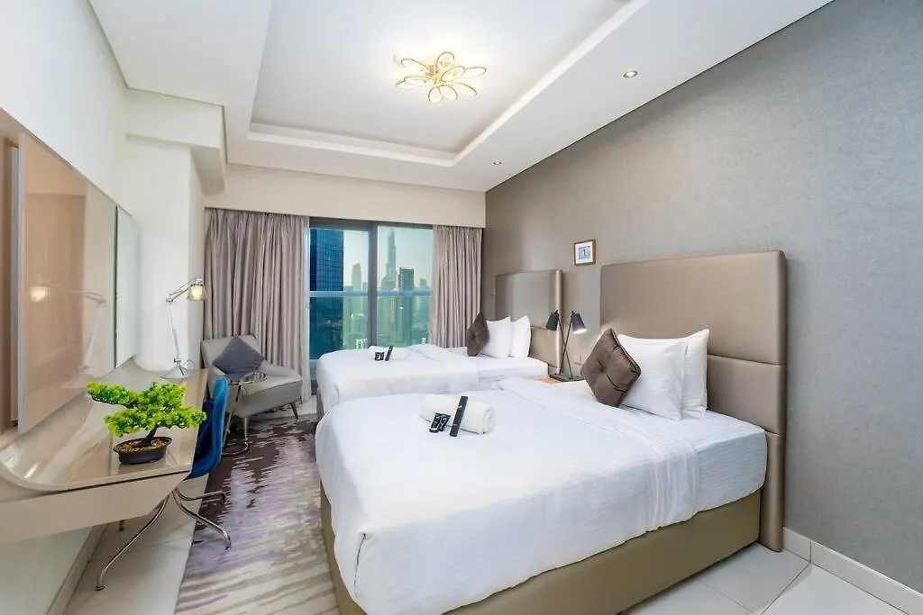 Paramount Hotel Flat With Amazing Burj Khalifa View Dubai Birleşik Arap Emirlikleri