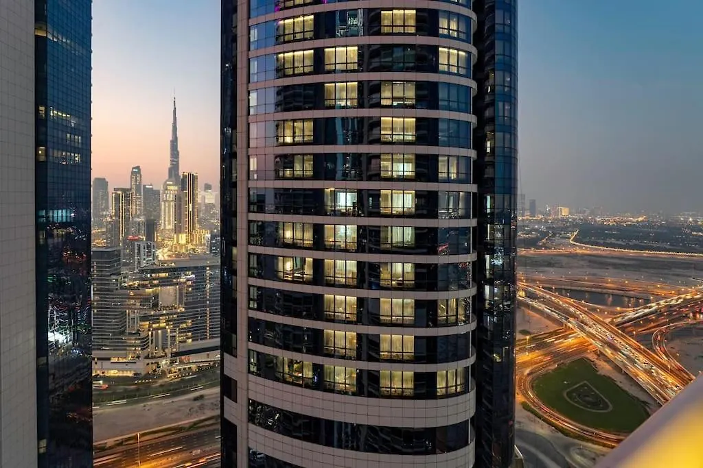 公寓 Paramount Hotel Flat With Amazing Burj Khalifa View 迪拜